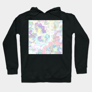 Random Rabbits - abstract pastel rabbit pattern Hoodie